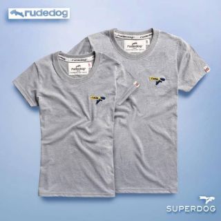 Rudedog เสื้อยืด รุ่น Mini Super สีเทา