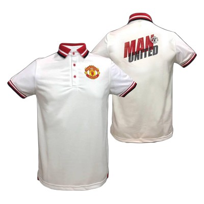 เช็คไซด์ก่อนสั่งซื้้อ-เสื้อโปโลแมนยู-ลิขสิทธิ์แท้-mufc-001-wh-สีขาว