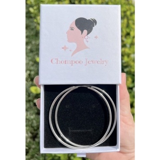 กล่องใส่เครื่องประดับ/ต่างหู โลโก้ Chompoo Jewelry