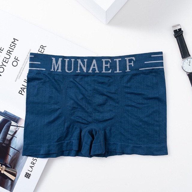 ภาพสินค้าBoxer กางเกงในชาย เนื้อผ้าดี 100% munafie ระบายอากาศได้ จากร้าน wholesalerrr บน Shopee ภาพที่ 1