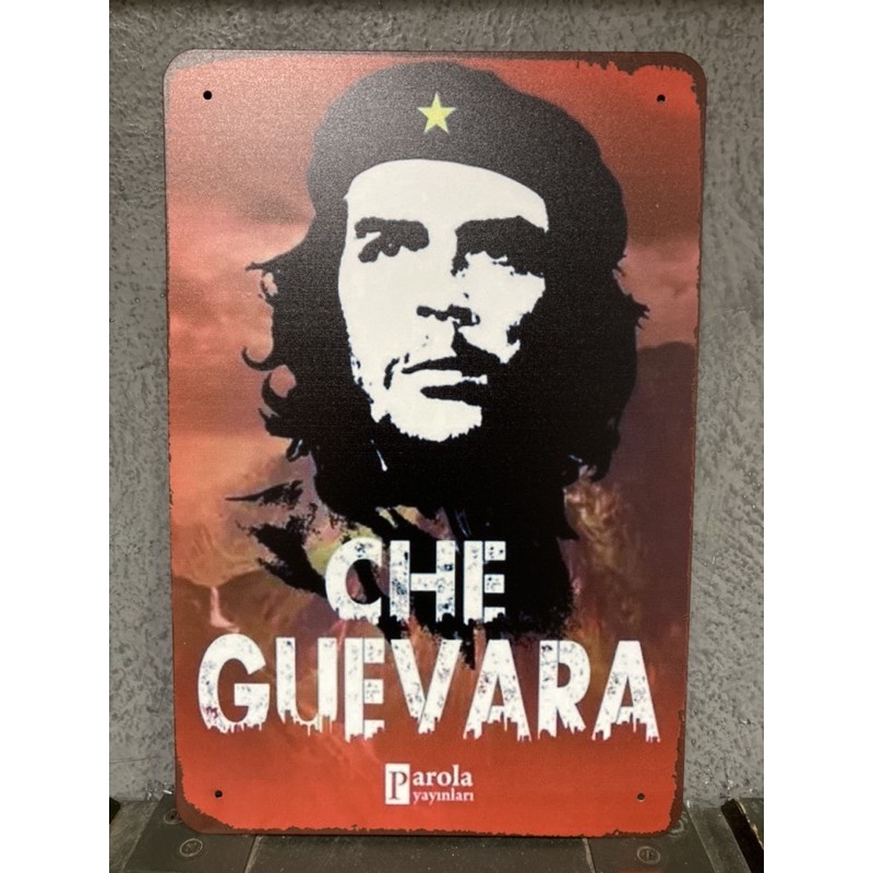 ป้ายสังกะสี-ป้ายดีบุก-ป้ายวินเทจ-เช-กูวารา-che-guevara-เชยังไม่ตาย