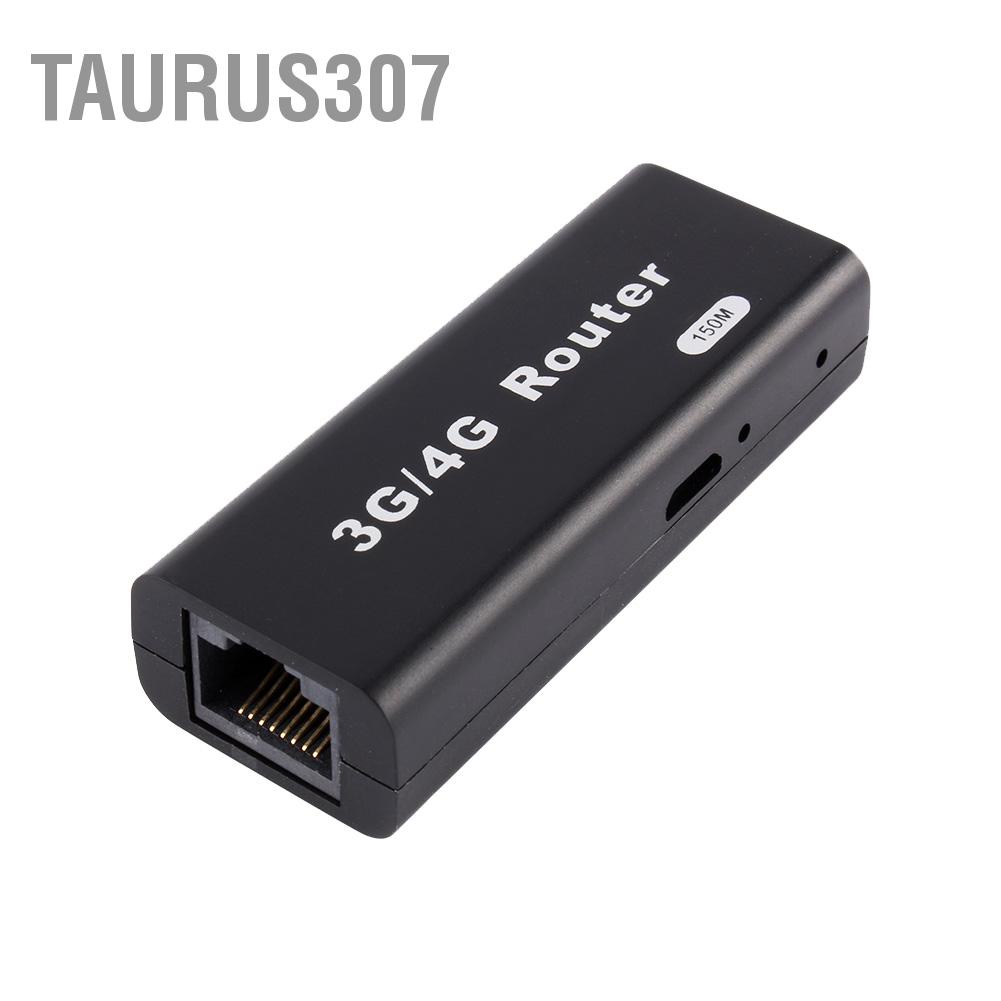 ภาพหน้าปกสินค้าTaurus307 ตัวปล่อยสัญญาณ WiFi 3G/4G แบบพกพา Wlan Hotspot 150Mbps RJ45 USB