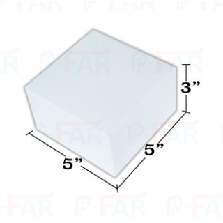 กล่องเค้กแม๊ค ขนาด 5 x 5 x 3 นิ้ว 100ใบ/แพ็ค MP023_INH102