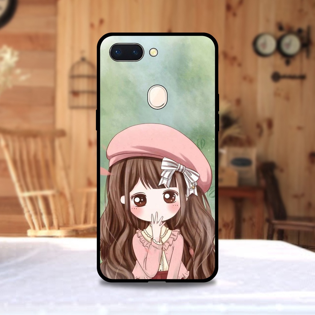 เคส-oppo-r15-ลายการ์ตูนผู้หญิง-ขอบนิ่มหลังแข็ง-เคสมือถือ-เคสโทรศัพท์-case-เคส-tpu-ขอบนิ่มหลังแข็ง-ไม่ขูดตัวเครื่อง
