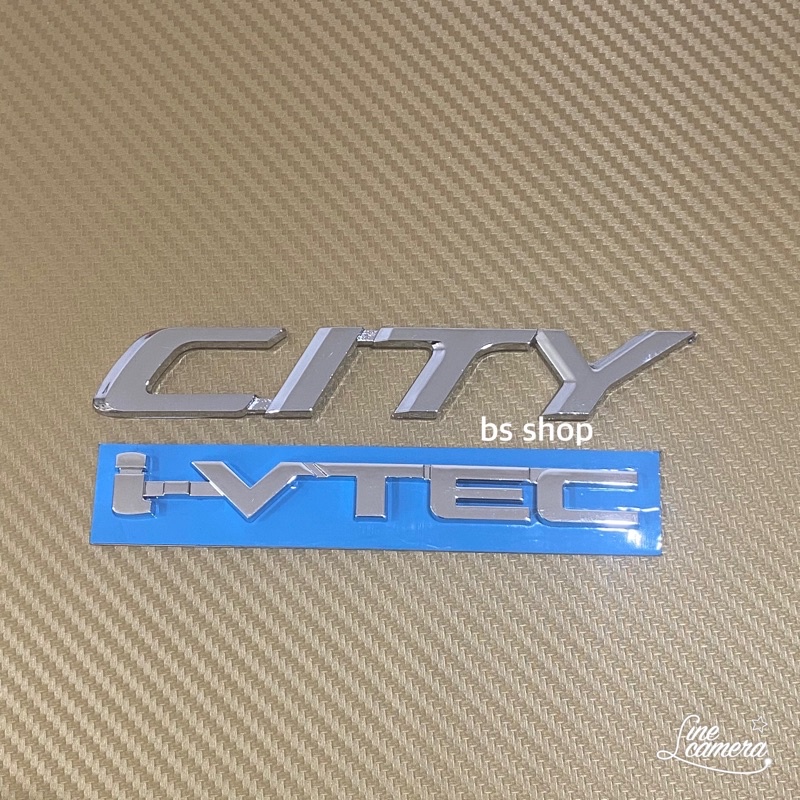 โลโก้-city-i-vtec-ติดท้าย-honda-ชุด-2-ชิ้น