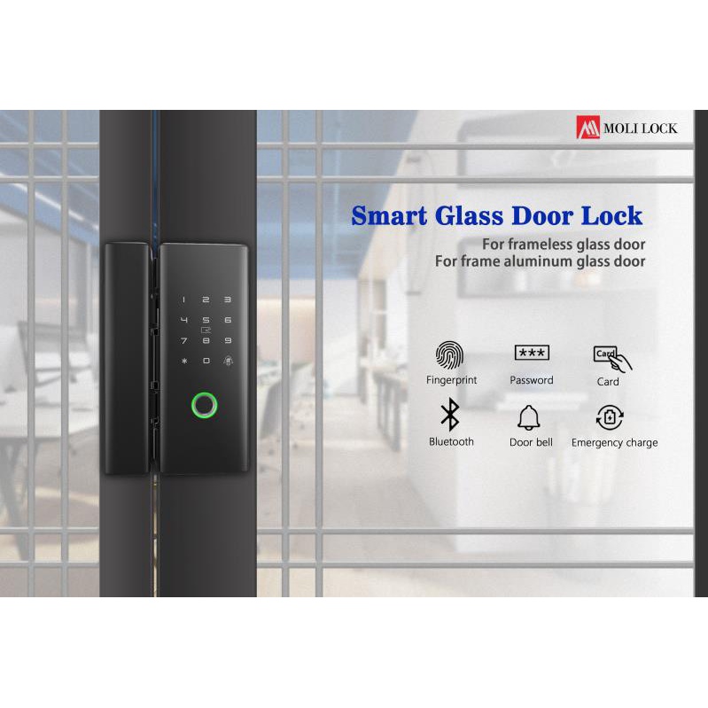 Digital Door Lock ใหม่ปี 2026 รุ่น Model F07 บานเลื่อน / บานผลัก ...