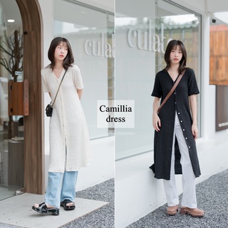 Camillia dress เดรสแขนสั้นกระโปรงแบบ minimal - morely (Pre Order)