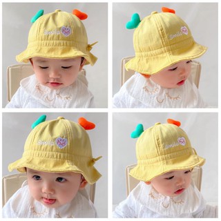 ภาพหน้าปกสินค้าหมวกบักเก็ตเด็กอ่อน มีสายรัดคาง 3เดือน-2ขวบใส่ได้ ที่เกี่ยวข้อง