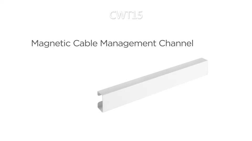 รางเก็บสายไฟ-เคเบิ้ล-พร้อมแถบแม่เหล็กแรงสูง-cwt14-จัดระเบียบโต๊ะทำงาน-โต๊ะคอมพิวเตอร์-magnetic-cable-management-channel