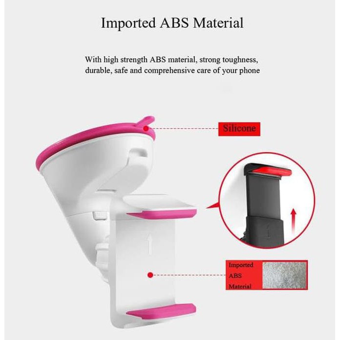 ที่วางมือถือ-car-holder-silicone-sucker-ที่วางมือถือในรถยนต์