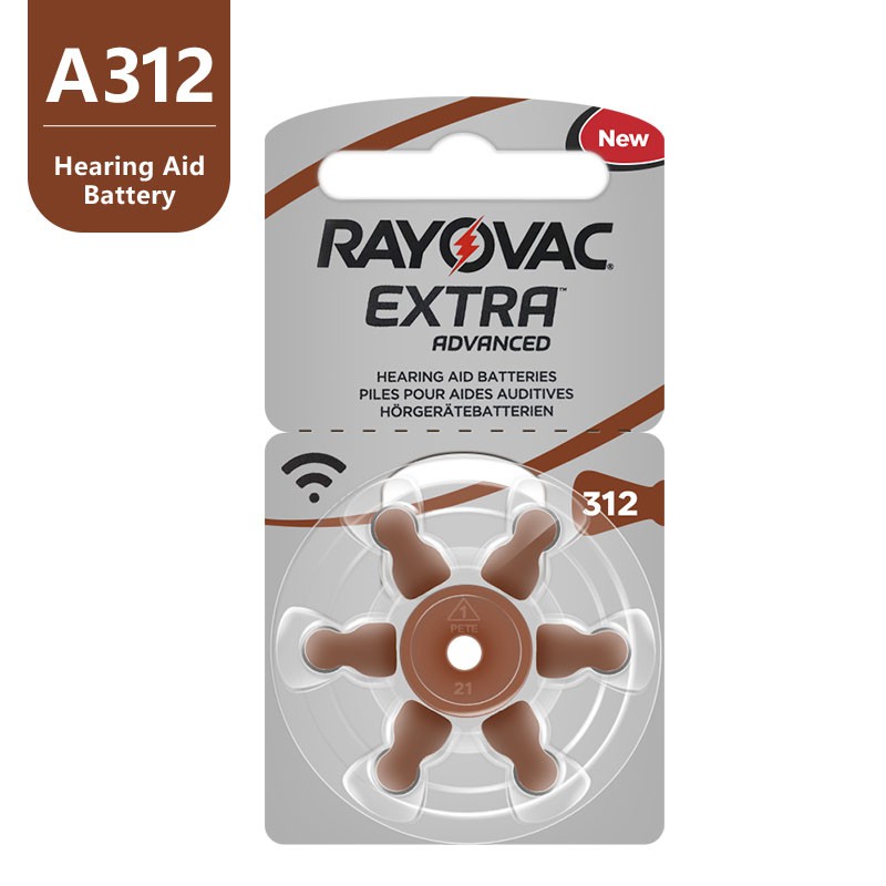 ภาพหน้าปกสินค้า5 Cards 30PCS Rayovac Extra Advanced Hearing Aid Batteries (Size A312) Zinc Air แบตเตอรี่เครื่องช่วยฟัง จากร้าน miraweng.th บน Shopee