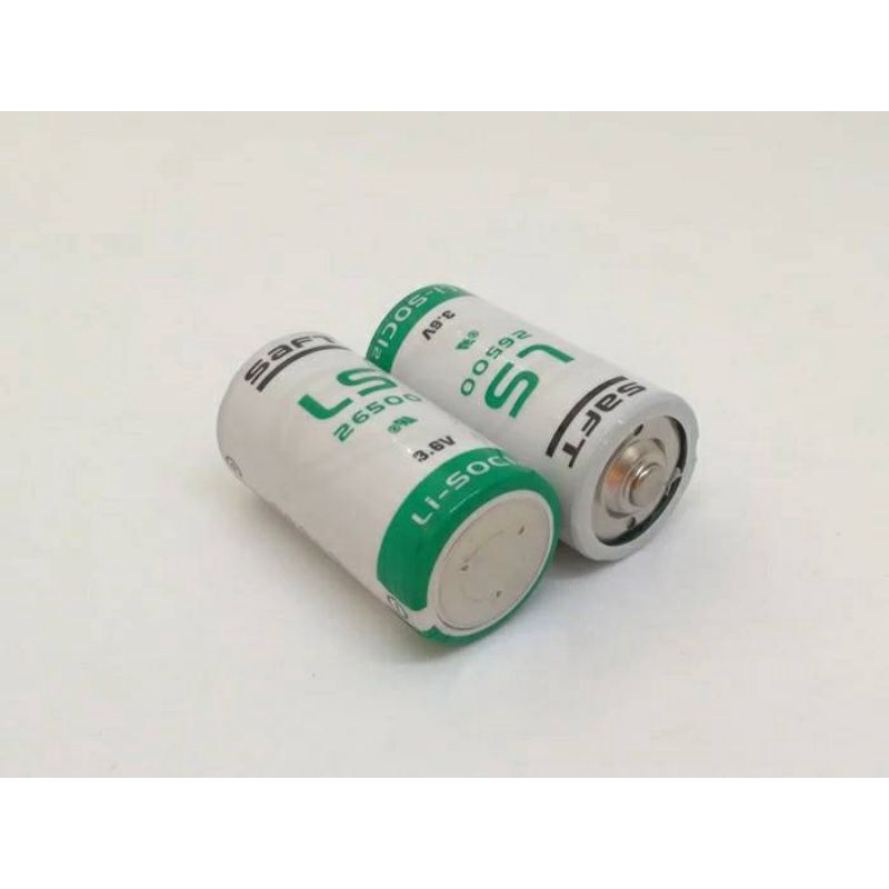 ใหม่-original-saft-ls26500-ขนาด-c-3-6v-8000mah-26500-แบตเตอรี่ชาร์จไฟ-ls26500-แบตเตอรี่-ราคาต่อ-1-ก้อน