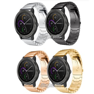 สายนาฬิกาสแตนเลสสายนาฬิกาสำหรับ Garmin Vivoactive 3 Smart Watch