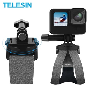 Telesin สายรัดข้อมือ 360 สําหรับกล้อง GoPro HERO 11 10 9 8 7 6 5 Insta360 ONE RS DJI OSMO ACTION