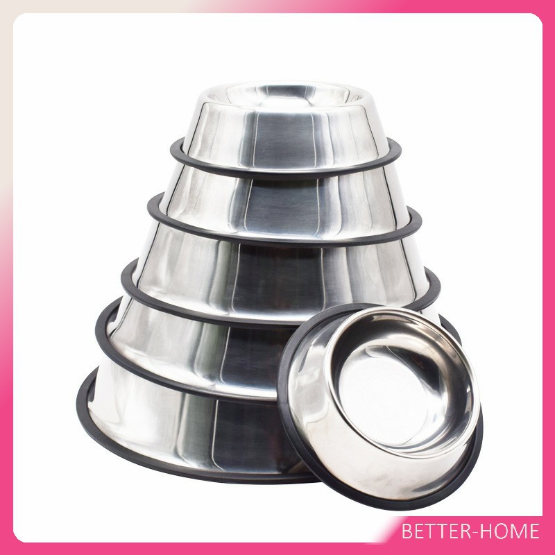 ชามอาหารสแตนเลส-ชามอาหารสัตว์เลี้ยง-ชามหมา-ชามแมว-ชามหมา-ชามหมา-stainless-steel-pet-bowl