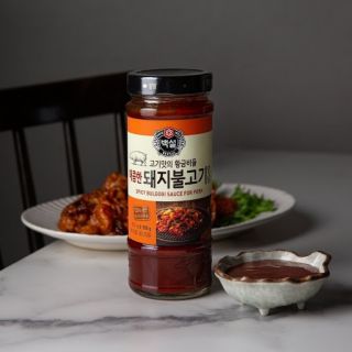 สินค้า พร้อมส่ง 매콤한 돼지불고기양념 ซอสบูลโกกิหมักหมู CJ Spicy Bulgogi Sauce for Pork