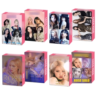 ภาพหน้าปกสินค้าแบล็กพิงก์ Blackpink Rose ON THE GROUND Album Photocard Jisoo Jennie Lisa Lomo Card 30 ชิ้น / กล่อง ที่เกี่ยวข้อง