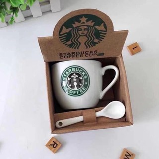 STARBUCKS Tel แก้วมักคลาสสิกสีขาว