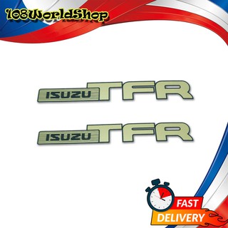 สติ๊กเกอร์ Sticker ISUZU TFR สี Gold, Black Tfr Isuzu 2, 4 ประตู ปี1992 - 2002