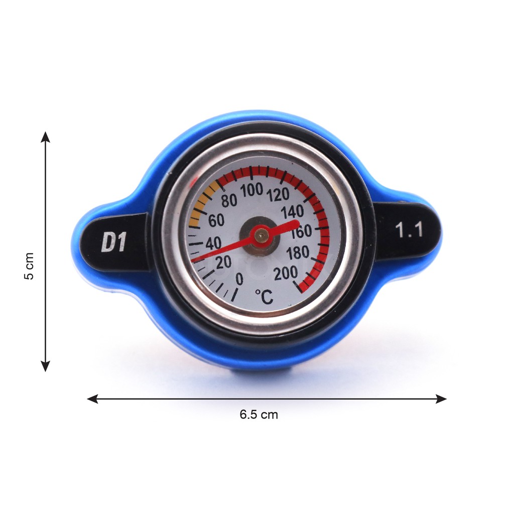 ฝาหม้อน้ำพร้อมมิเตอร์วัดอุณหภูมิ-อะไหล่แต่งรถมอไซค์-อะไหล่มอไซค์-ของแต่งรถ