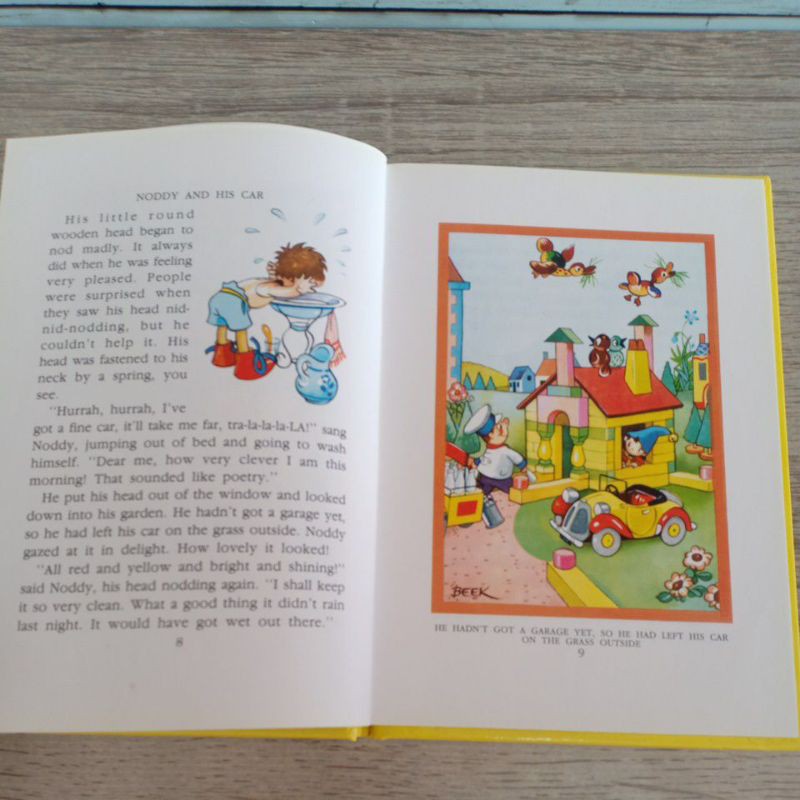 หนังสือนิทาน-noddy-by-enid-blyton-ปกแข็งเล็ก-มือสอง