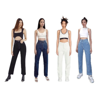 โปรโมชั่น : Merge Official - Slim Jeans02 4 Colors พร้อมส่ง กางเกงยีนส์ทรงกระบอกเล็ก 4 สี