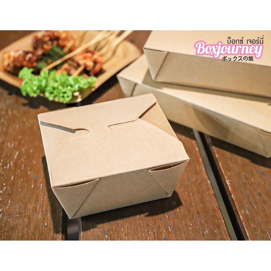 boxjourney-กล่องอาหารหูเกี่ยวคราฟท์-มี-3-ขนาด-50-ใบ-แพค