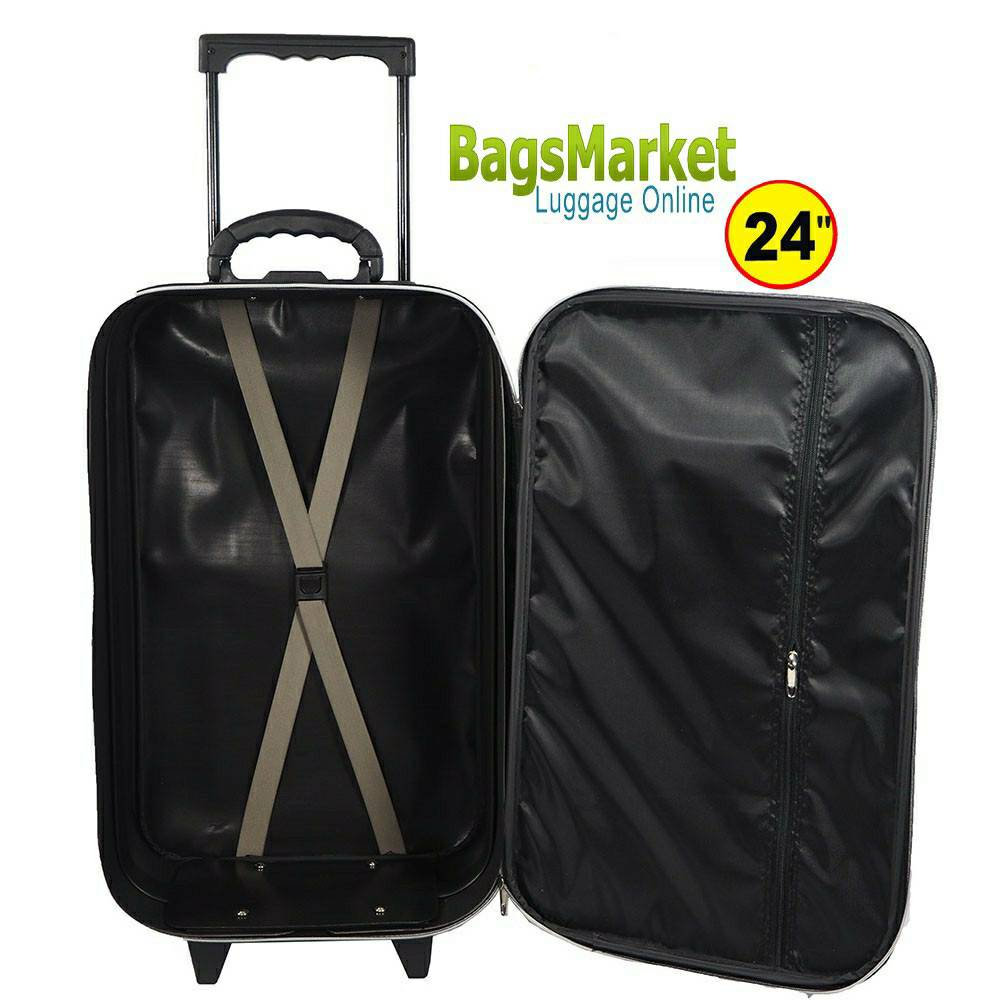 bagsmarket-กระเป๋าเดินทางล้อลาก-cando-แบบหน้าเรียบ-2-ล้อ-รุ่น-f1177-ขนาด-18-นิ้ว-black