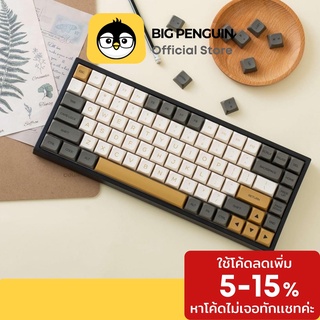 ภาพหน้าปกสินค้าKeycap Caramel คีย์แคป (ENG ONLY) คาราเมล XDA profile สวย น่ารัก 124 ปุ่ม รองรับ Full keyboard Mechanical Keyboard ที่เกี่ยวข้อง