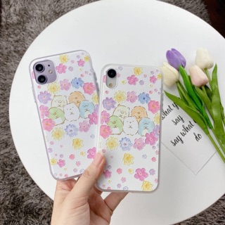 🌸ซูมิโกะดอกไม้ 📱 i7,7+,8,8+,x,xs,xr,xsMax,11,11pro,11prom 💸150 บาท 🌿เคสขอบยางนิ่มคลุมรอบ