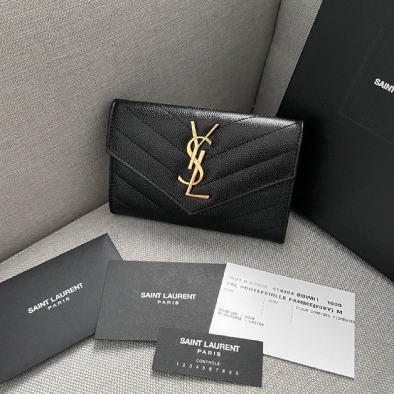 Sold YSL small envelope wallet 2021แท้ Shopee Thailand