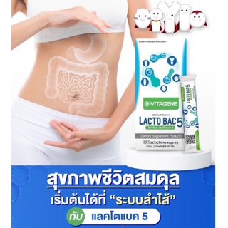 ภาพขนาดย่อของสินค้าพร้อมส่ง โพรไบโอติก พรีไบโอติก ตัวช่วยขับของเสีย ปรับสมดุลลำไส้ ช่วยขับถ่าย แลคโตแบค5