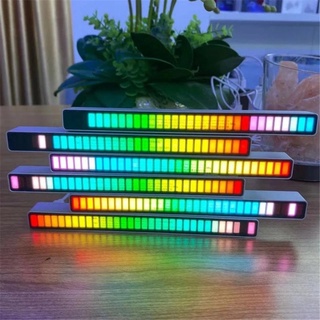 แถบไฟ LED ควบคุมด้วยเสียง เลือกจังหวะเพลง บรรยากาศ rgb เพลงบาร์ไฟ usb โคมไฟที่มีสีสัน สําหรับปาร์ตี้ รถยนต์