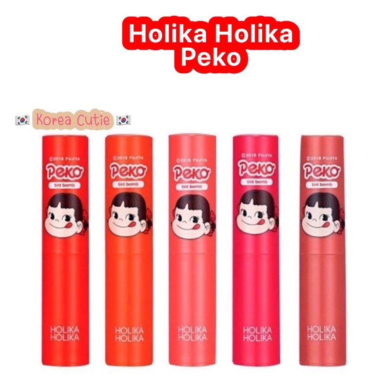 ภาพหน้าปกสินค้าแท้/พร้อมส่ง Holika Holika Peko Water Drop Tint Bomb ลิปทิ้นท์เปะโกะ