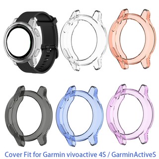 สินค้า Garmin vivoactive4s ดูอุปกรณ์เสริมเปลี่ยนซิลิโคนสายรัดข้อมือสายคล้องข้อมือสีฟ้า