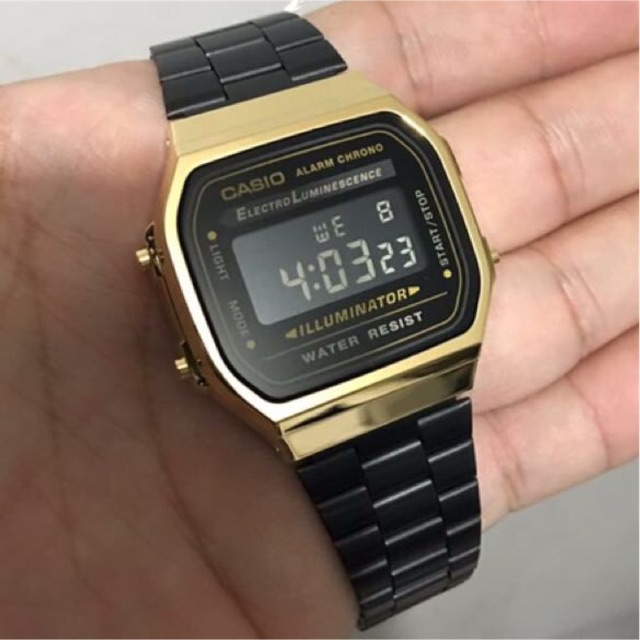 นาฬิกาข้อมือ-casio-standard-digital-รุ่น-a168wegb-1b-ผู้หญิงและผู้ชาย