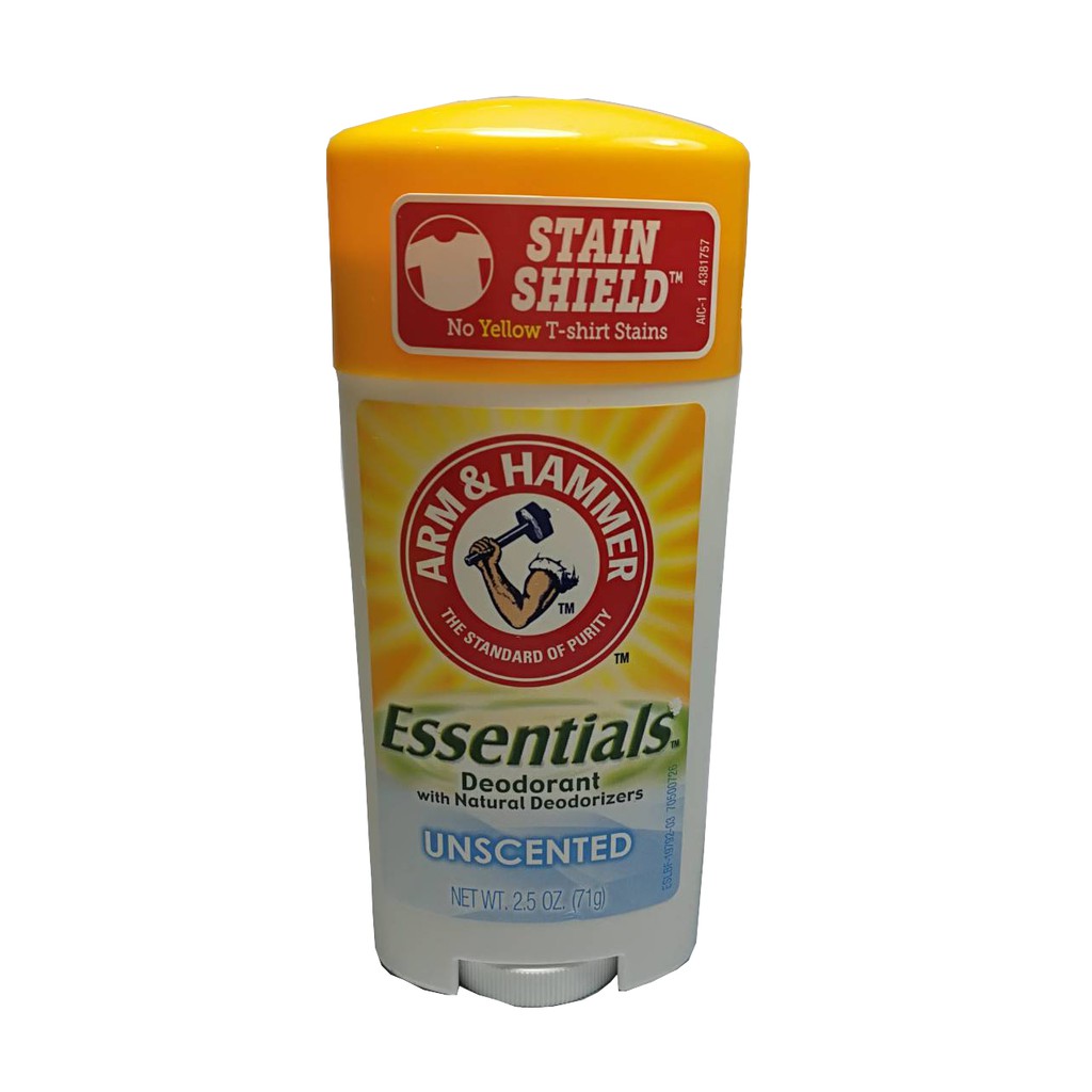 Arm & Hammer Essentials Deodorant with Natural Deodorizers Unscented