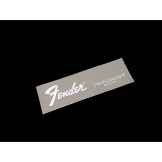 โลโก้หัวกีต้าร์ Fender Stratocaster Boxer Japan Series [Silver Metallic]