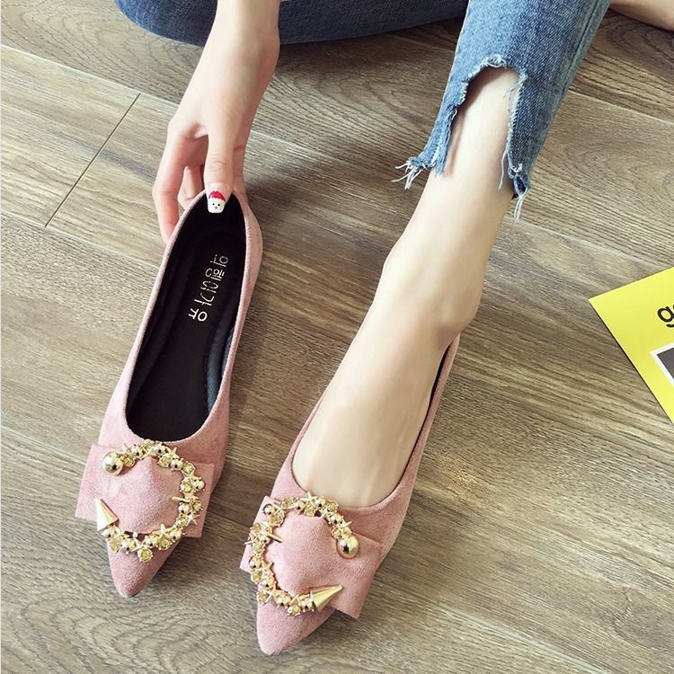 ภาพหน้าปกสินค้ารองเท้าทำงานสีดำ Flats Diamond Loafers จากร้าน 1dcl510ynl บน Shopee