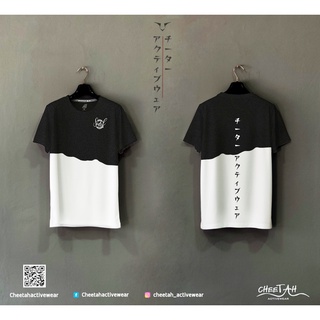 เสื้อยืดแขนสั้น Black and white เสื้อยืดสไตล์สตรีท ใส่เที่ยว ใส่ทำกิจกรรม ใส่ออกกำลังกาย ไม่เหม็นอับ ครบจบในตัวเดียว