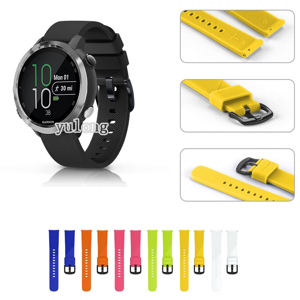 ภาพหน้าปกสินค้าสายรัดซิลิโคนสำหรับ Garmin forerunner 645 245 245M ที่เกี่ยวข้อง