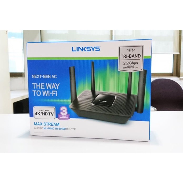 Linksys EA8300 Max-Stream AC2200 MU-MIMO Gigabit Wi-Fi Router | Shopee ...