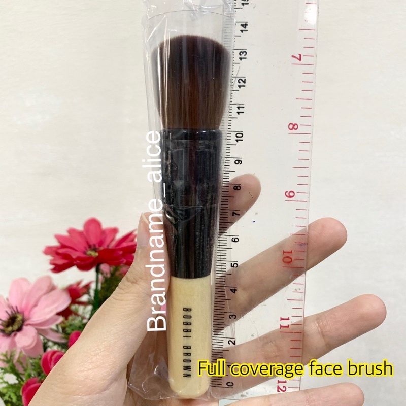 แท้-แปรงแต่งหน้า-bobbi-brown-full-coverage-face-brush-ไซส์จริงและพกพา