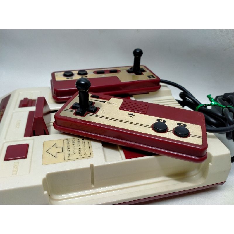 Famicom แท้ Japan จอยแบบโยกคู่ ไมค์ดัง ไฟไทยพร้อมเล่น ระบบ AV SFC Super ...