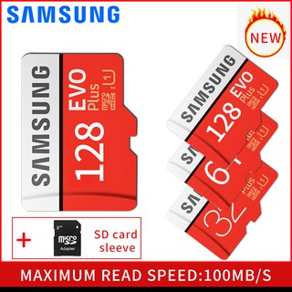 SamSung Micro SD Card sdhc Memory Card Class 10 Mini SD Card SDXC 4k red TF card[Ready Stock]