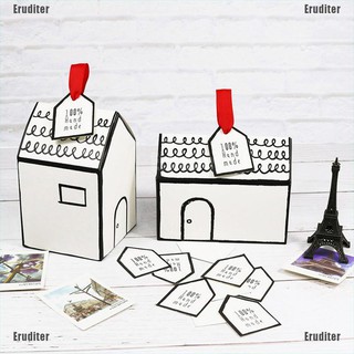 ภาพหน้าปกสินค้าEruditer กล่องของขวัญ รูปบ้าน สําหรับขนม คุกกี้ เค้ก ของที่ระลึก วันเกิด ที่เกี่ยวข้อง