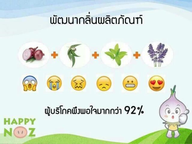 สติ๊กเกอร์หัวหอม-happy-noz