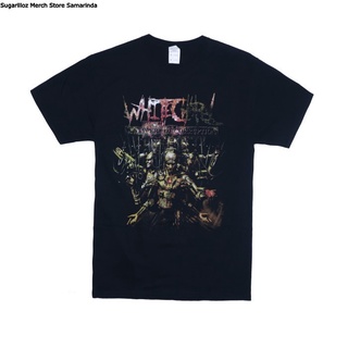 คอลูกเรือเสื้อยืดคอกลมเสื้อยืด พิมพ์ลายวง Whitechapel A NEW ERA CORRUPTIONผ้าฝ้ายแท้