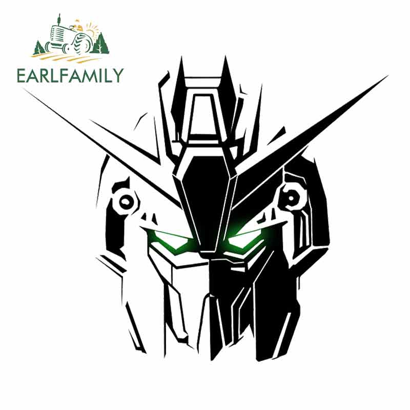 earlfamily-สติกเกอร์-gundam-สำหรับติดรถยนต์-ขนาด-13-9-8-ซม