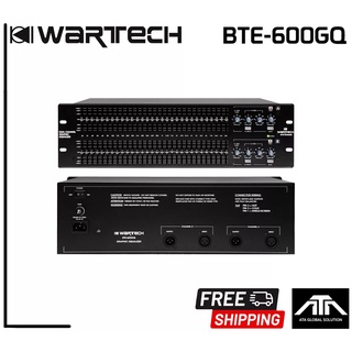 WARTECH BTE-600GQ EQUALIZER อีควอไลเซอร์ GRAPHIC EQUALIZER DUAL CHANNEL ยี่ห้อ WARTECH BTE-600GQ